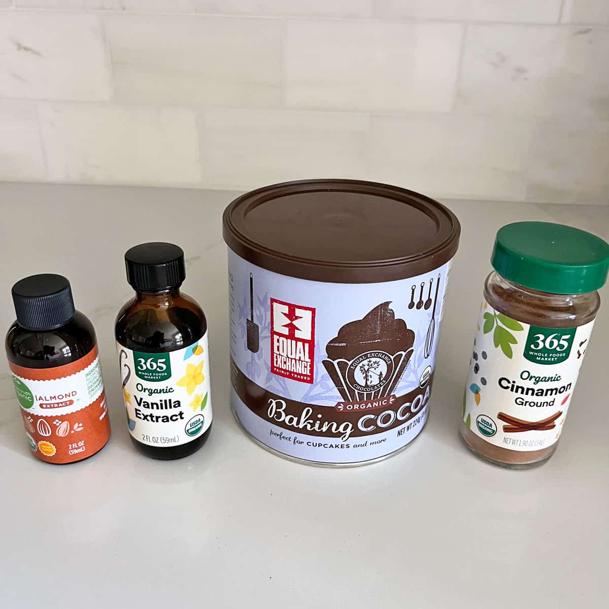 Flavors that can be added to iced coffee. 