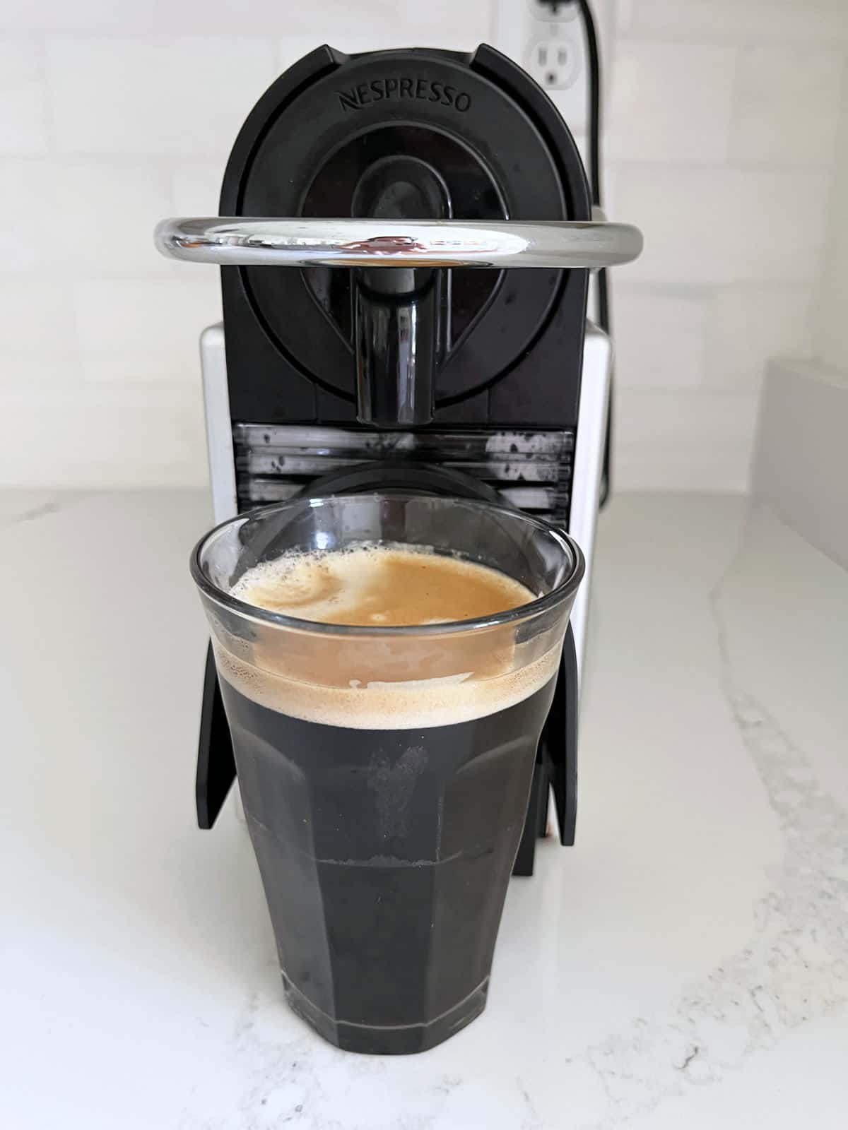 Nespresso base for iced coffee. 
