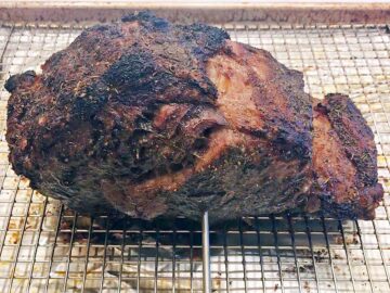 The roast is ready.