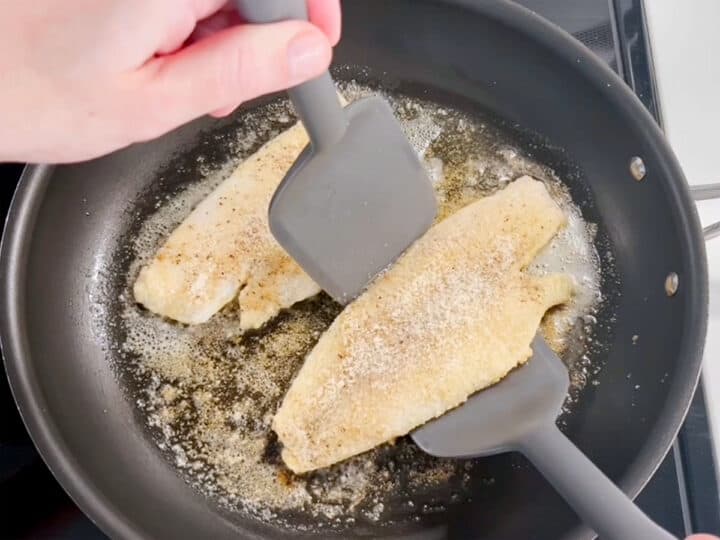 Flipping the sole.