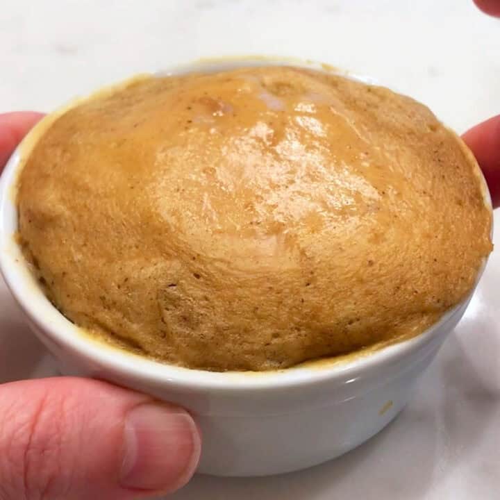 The cake is ready.