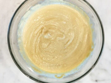 The dry ingredients were added.