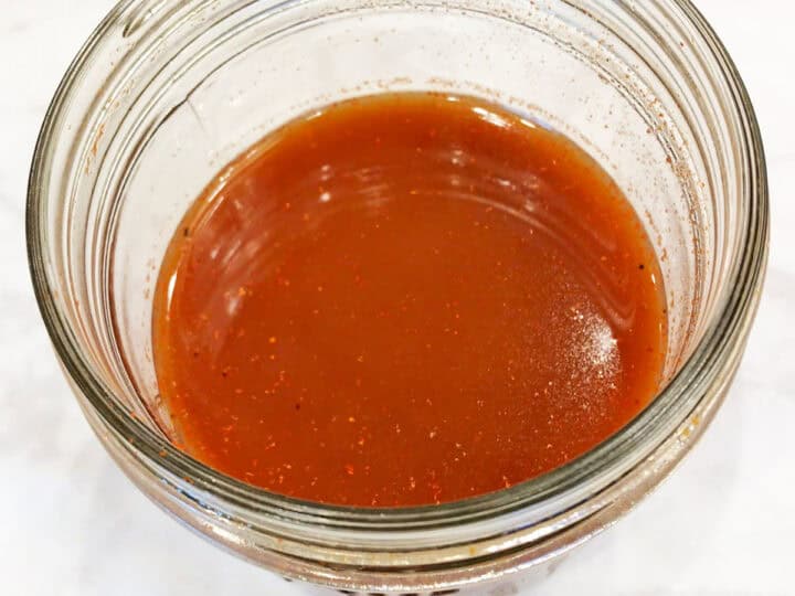 The sauce is ready.