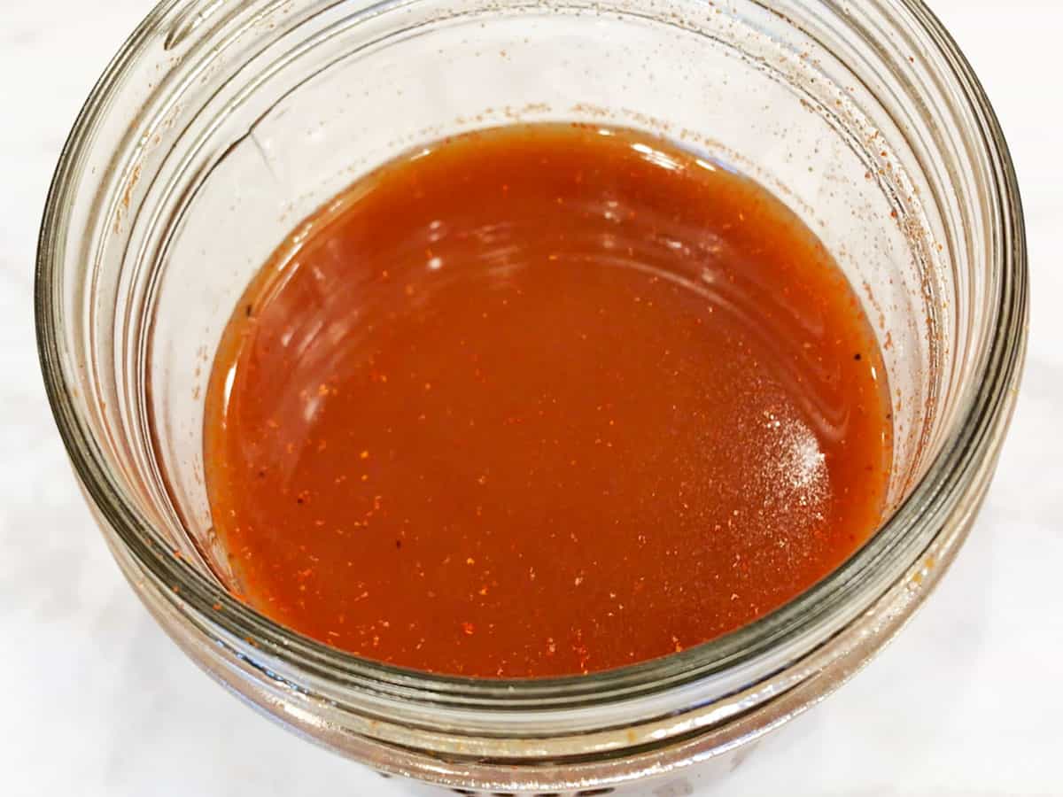 The sauce is ready.