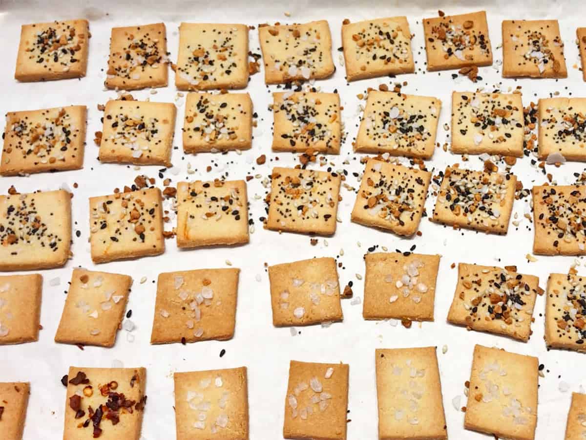 Crackers are ready.