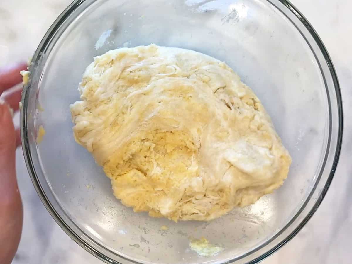 The dough is ready.